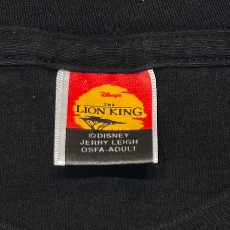 DISNEY VINTAGE THE LION KING OVP BLACK OSFA FITS XL 0567