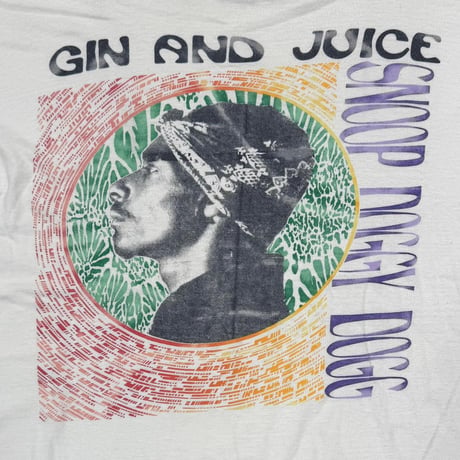 SNOOP DOGG GIN AND JUICE BOOTLEG WHITE XXL 3559