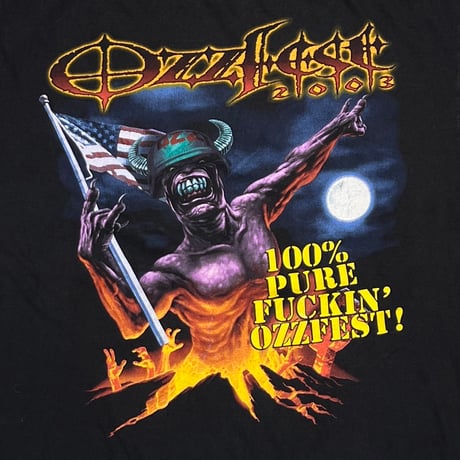 OZZ FEST 100% FUCKIN OZZFEST TENNESSEE RIVER LARGE 3329