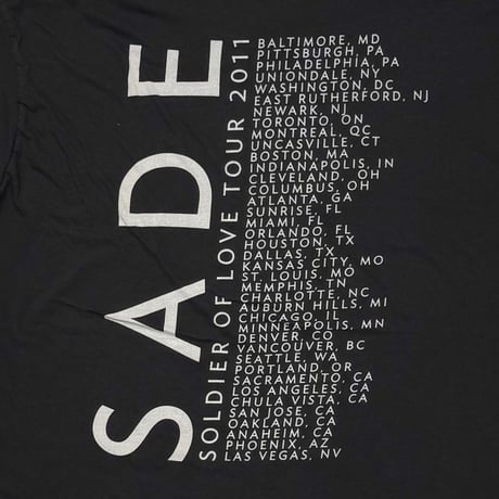 SADE SOLDIER OF LOVE TOUR TEXT XL 2685