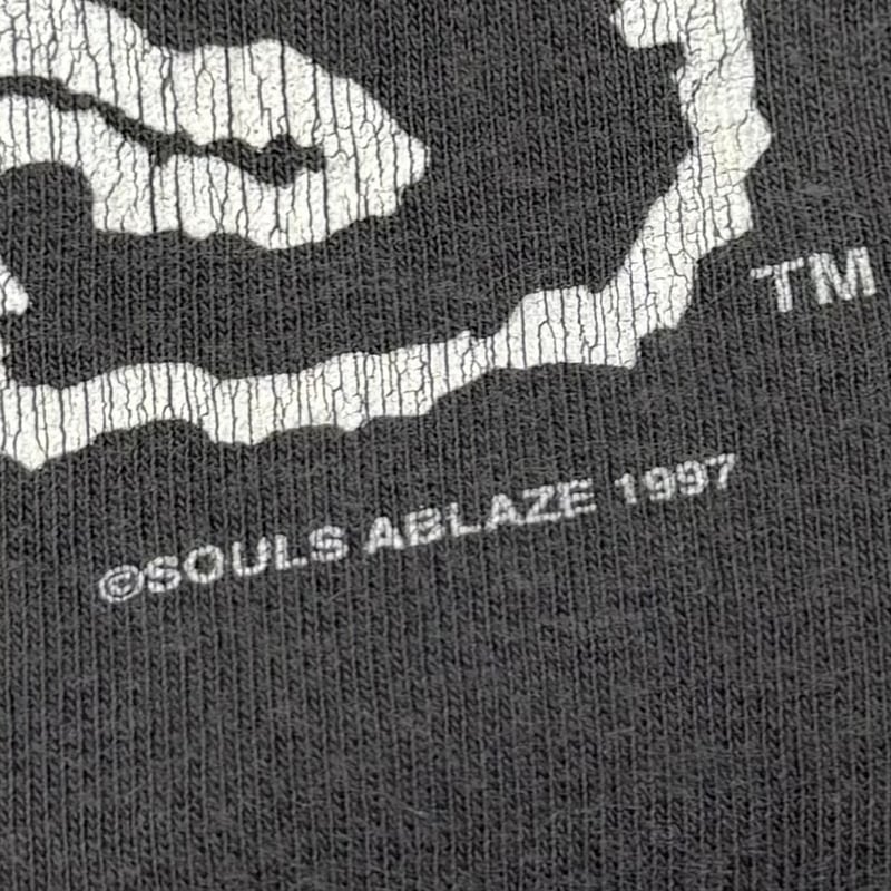 MISFITS 1997 SKULL FACE MONOCHROME ALL SPORT XL