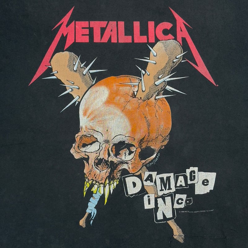 METALLICA PUSHEAD DAMAGE INC TOUR anvil XL 0062