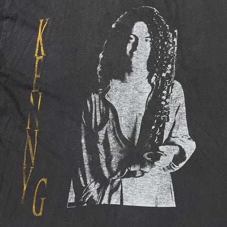 KENNY G 1994 WORLD TOUR  BOOTLEG TEE FITS LARGE 0356