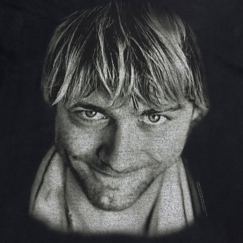 NIRVANA  COBAIN MEMORIAL FACE ©1998 NIRVANA KURT 1998 KURT COBAIN MEMORIAL FACE BLA