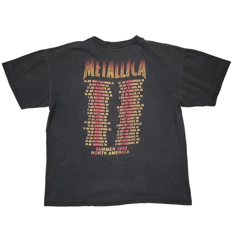 METALLICA SUMMER 1998 NORTH AMERICA TOUR giant XL 7757