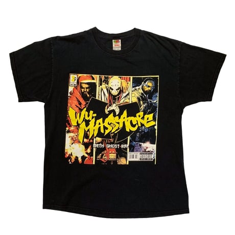 WU-TANG CLAN WU-MASSACRE METH GHOST RAE FRUIT OF THE LOOM XL 3040