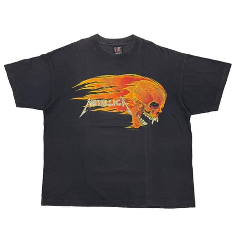 METALLICA SIDE FLAMING PUSHEAD VAMPIRE SKULL GIANT BY TEEJAYS XXL 1128
