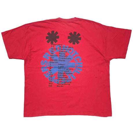 RED HOT CHILI PEPPERS AZTEC BACK TOUR RED FITS XL 9092