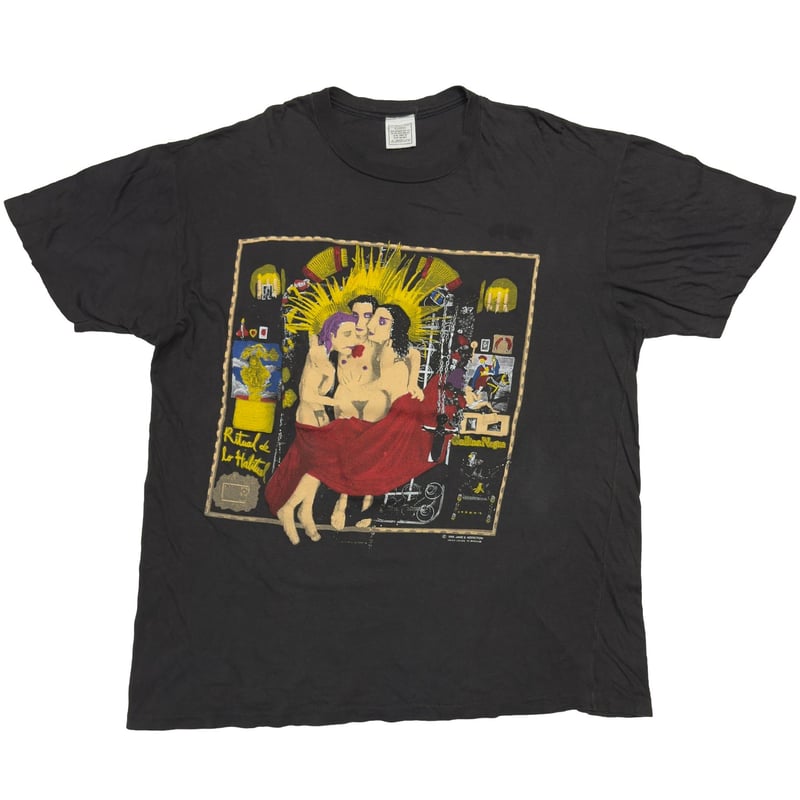 激レア Jane's Addiction ロラパルーザ 1991年物ヴィンテージ Jane's Addiction LOLLAPALOOZA 1991 T-shirt boo