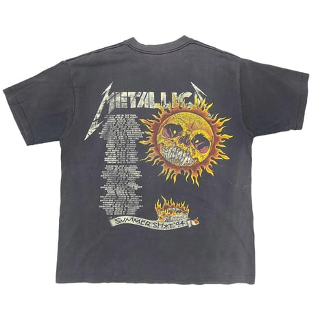 METALLICA PUSHEAD SIDE FLAME GIANT BY TEEJAYS XL 5334