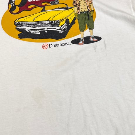CRAZY TAXI Dream Cast VIDEO GAME PROMO WHITE FITS XL 8288