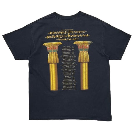 THE ROLLING STONES BRIDGES TO BABYLON GOLDEN LIP & TONGUE FITS XL 4396