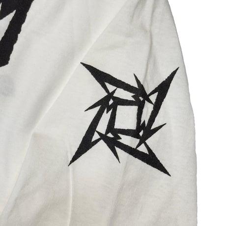 METALLICA 2001 20 YEARS FLAME LS WHITE ALSTYLE LARGE 3361