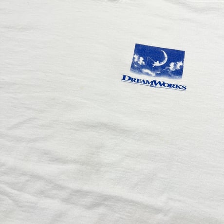 DREAM WORKS LOGO TEE WHITE FRUIT OF THE LOOM XL 3631