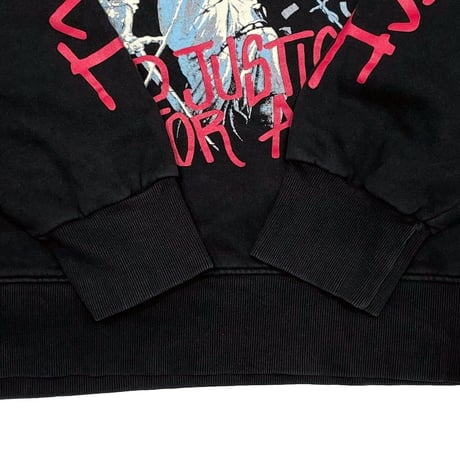 METALLICA AND JUSTICE FOR ALL SIDE POCKET HOODED SWEATSHIRT FITS XL