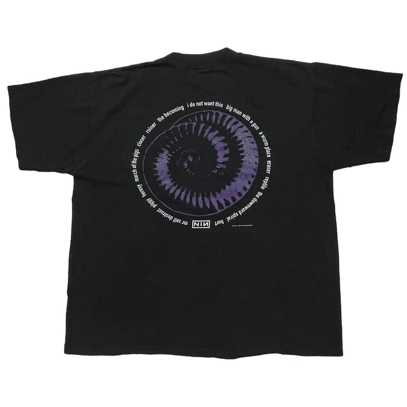 NINE INCH NAILS 1994 BOX LOGO AMMONITE ALL SPOR NINE INCH NAILS 1994 BOX LOGO AMMONITE ALL SPOR