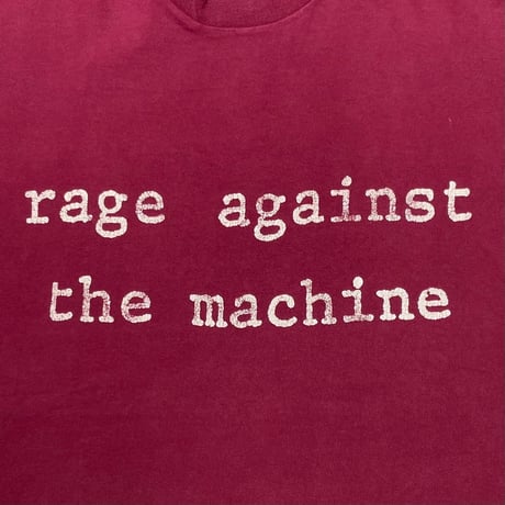 RAGE AGAINST THE MACHINE MOLOTOV BURGUNDY FRUIT OF THE LOOM XL 8440
