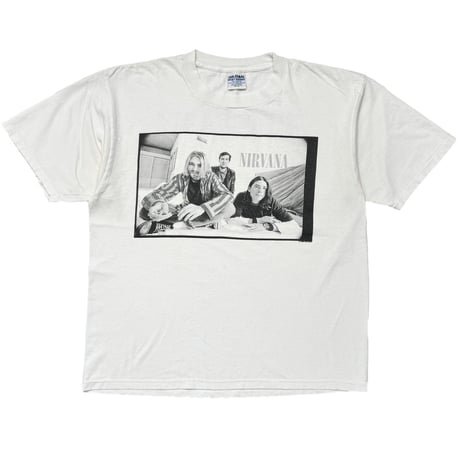 NIRVANA MEMBER PORTRAIT WHITE GILDAN XL 9075