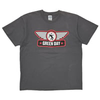 GREEN DAY 2004 WING LOGO CHACOAL GILDAN MEDIUM 3675