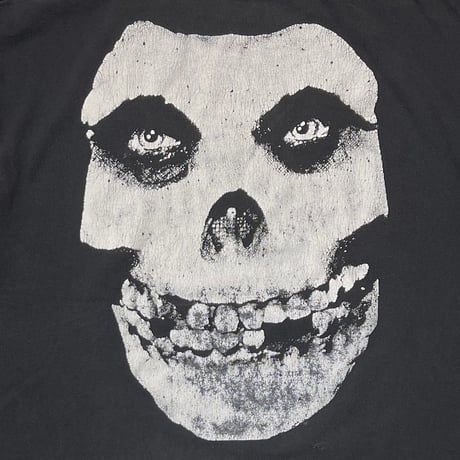 MISFITS 1997 SKULL glow in the dark GREEN TEXT WILD OATS XL 1093