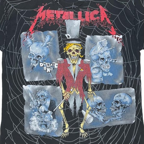 METALLICA PUSHEAD SPIDER WEB OVP SCREEN STARS XL 2488