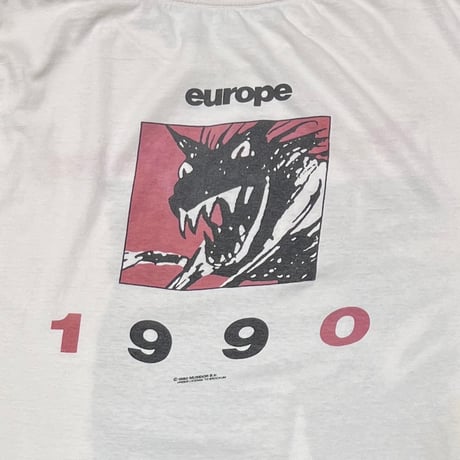 THE ROLLING STONES 1990 STICKY FINGERS EUROPE WHITE FITS L-XL 4463