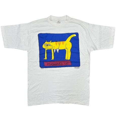 MADONNA 1991 MADONNA'S CAT CALLAHAN WHITE XL	3828