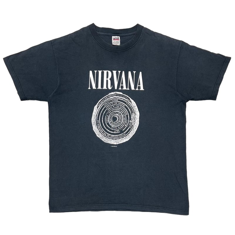 トップス NIRVANA 00s VESTIBULE 1996 ANVIL LARGE NIRVANA 00s VESTIBULE 1996 ANVIL LARGE