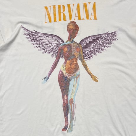 NIRVANA IN UTERO BRIGHT GREEN XL 0258