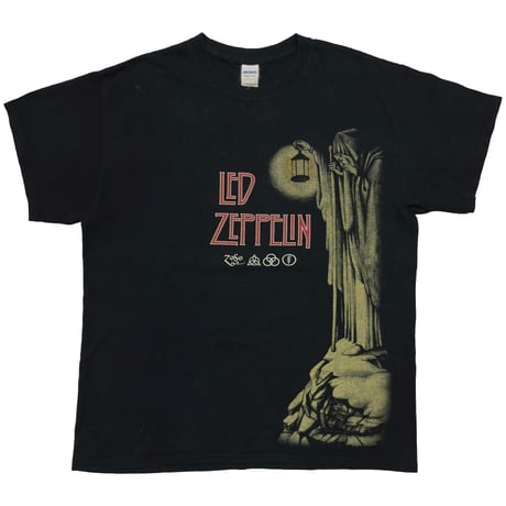 LED ZEPPELIN HERMIT BLACK GILDAN LARGE 6834