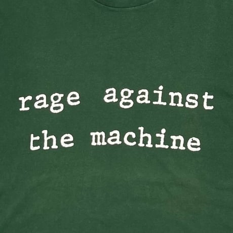 RAGE AGAINST THE MACHINE MOLOTOV GREEN Hanes XL 8730