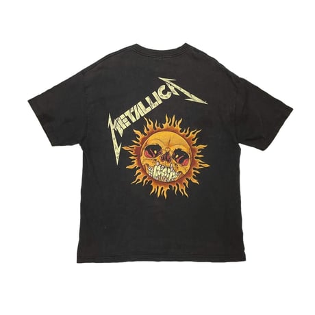 METALLICA SUMMER SHIT FLAME PUSHEAD SKULL GIANT XL 155KH8765