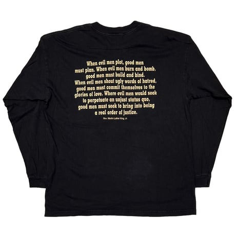 Martin Luther King Jr. MESSAGE LS Q-TEES XL 0914