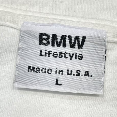 BMW EMBLEM LOGO TEE WHITE LARGE 9316