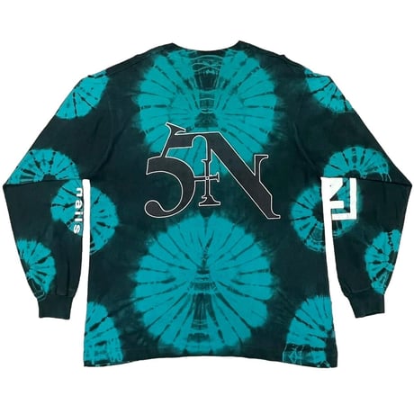 NINE INCH NAILS NIN SIN LOGO LS TIE DYE GREEN BLACK XL 1950