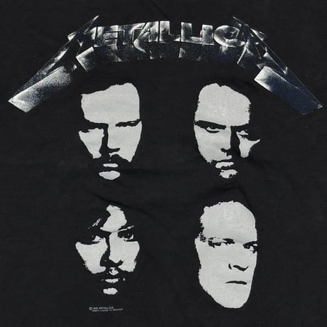 METALLICA 1991 4FACES HISTORIC DATES METALLICA TAG LARGE 1206