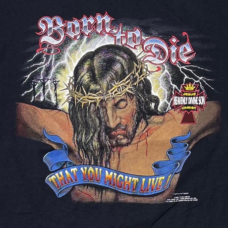 OLD & VINTAGE JESUS Born to Die THAT YOU MIGHT LIVE ! DELTA LARGE 8926