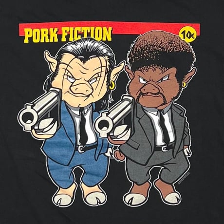 OLD&VINTAGE PORK FICTION PULP FICTION PARODY BLUE GRAPE XL 1960