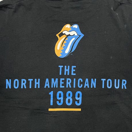ROLLING STONES 1989 THE NORTH AMERICAN TOUR SPLIT LIP & TONGUE FITS LARGE 9483