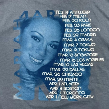 Mariah Carey 2000 TOUR SLATE GIANT XL 4183