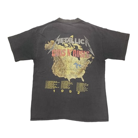 METALLICA GUNS 'N' ROSES TOUR 1992 LARGE 4501