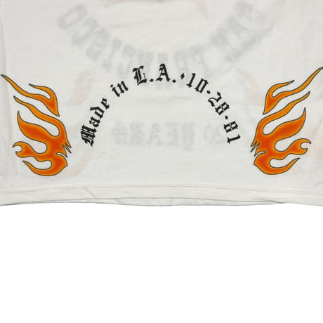 METALLICA 2001 20 YEARS FLAME LS WHITE ALSTYLE LARGE 3361