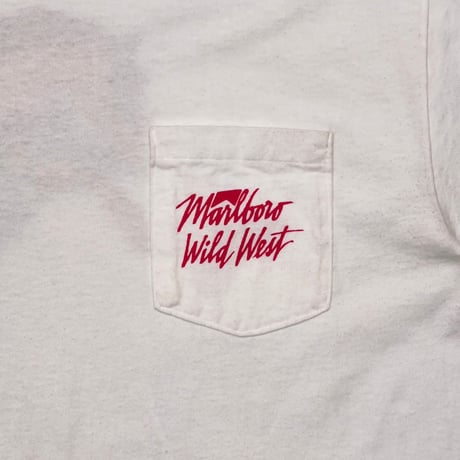MARLBORO WILD WEST COLLECTION POCKET TEE WHITE DELTA XL 7660