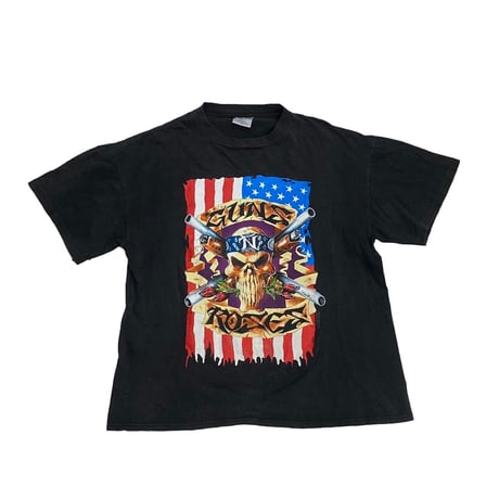 GUNS N' ROSES 1991 FLAG & SKULL 91-92 TOUR BROCKUM XL 0277