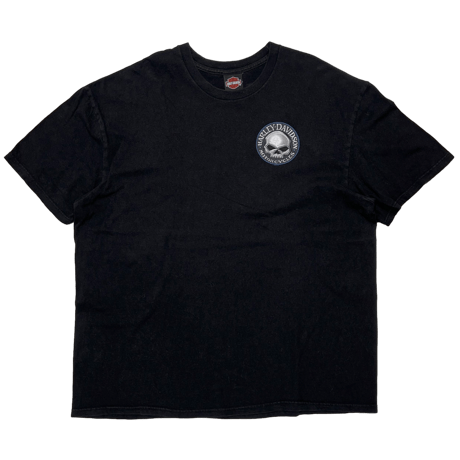HARLEY DAVIDSON FRONT SKULL GRAUBUNDEN XXL 0743
