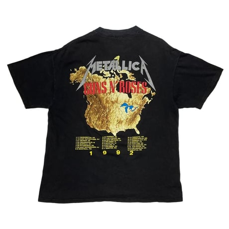 METALLICA x GUNS 'N' ROSES TOUR 1992 BROCKUM XL 6646
