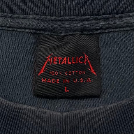 METALLICA 4 FACE 1991-1992 METALLICA TAG LARGE 5721