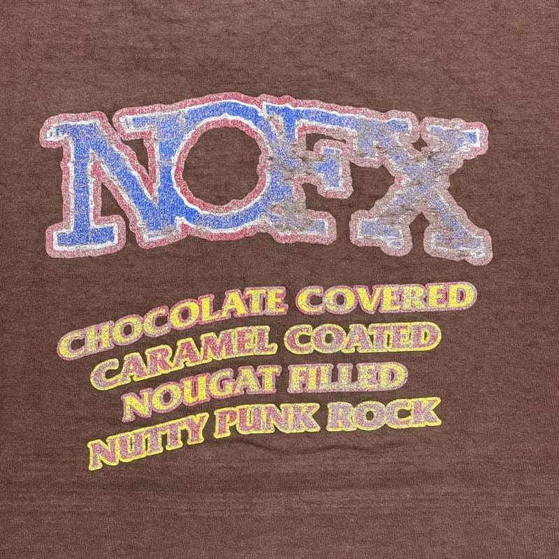 NOFX PUNKERS SNICKERS PARODY BROWN ANVIL LARGE