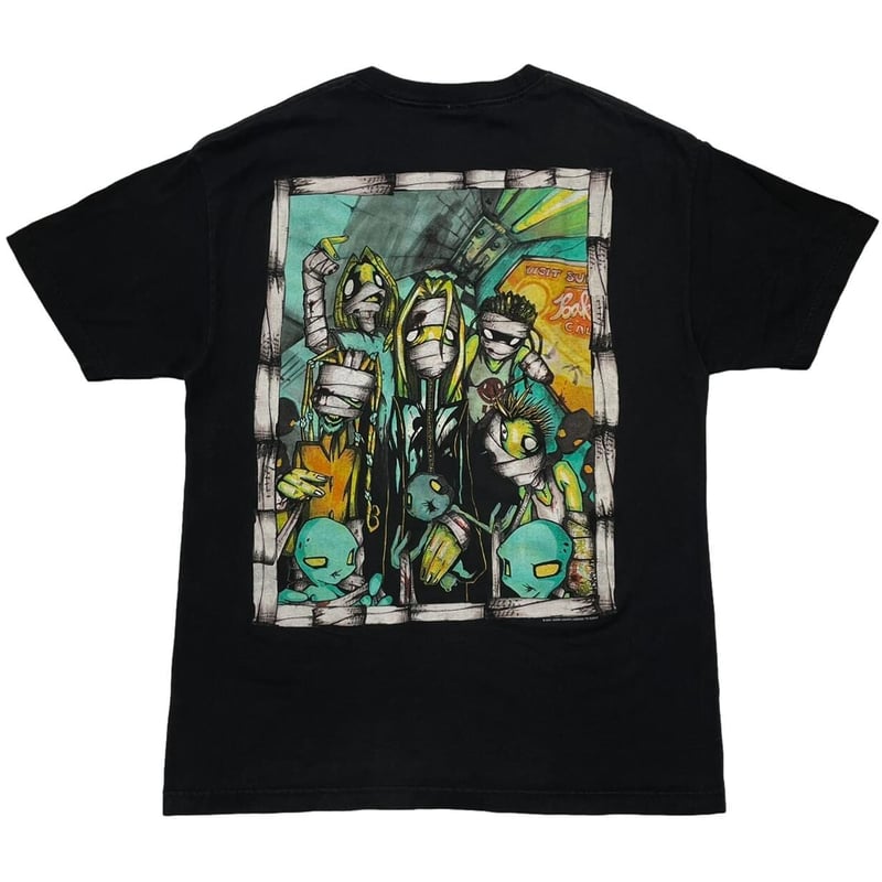 KORN 2001 HAND LOGO DOUBLE SIDE GREEN GIANT FIT