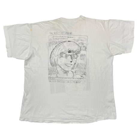 SONIC YOUTH THE GOO I LEFT BEHIND WHITE FITS XL 7239
